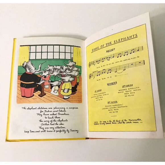 Vtg Double Book Babar The King and Grimms Fairy Tales Dandelion Library - Picture 10 of 16